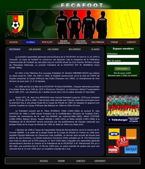 Websites: soccer association