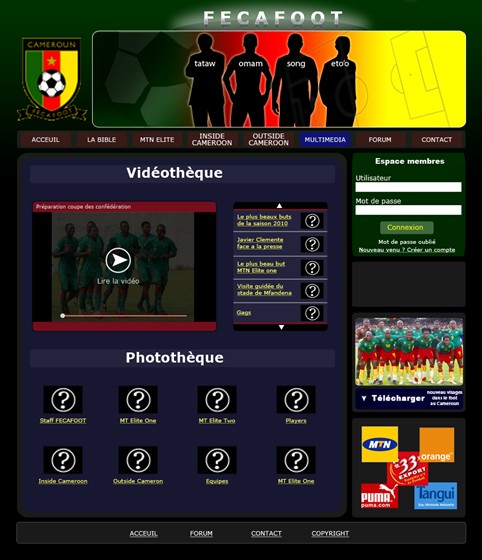 Websites: soccer association